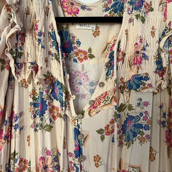 SPELL Solstice Ruffle Gown - Picture 5 of 5